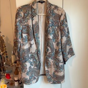 Express Paisley Blazer